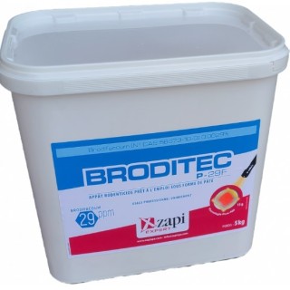 Appât rats/souris pâte fraîche Brodifacoum 29 ppm - Seau de 5 kg - pour professionnels