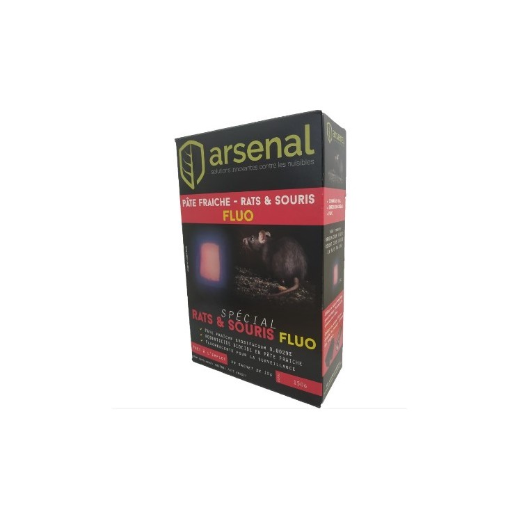 Appât souris/rats professionnel Brodifacoum 29ppm