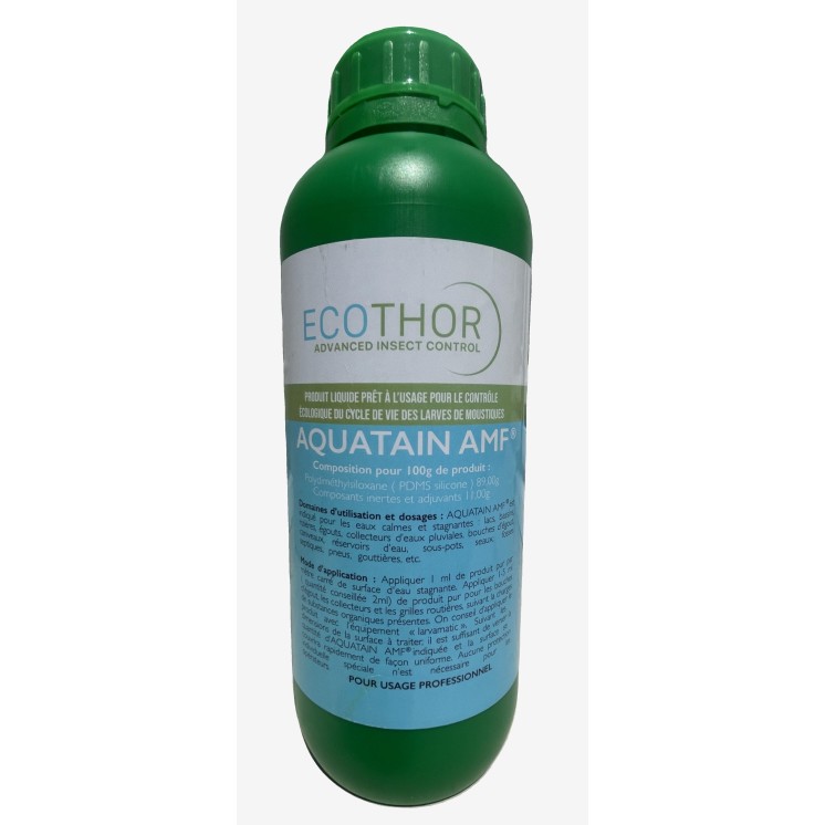 AQUATAIN Traitement anti moustiques des eaux stagnantes 1L
